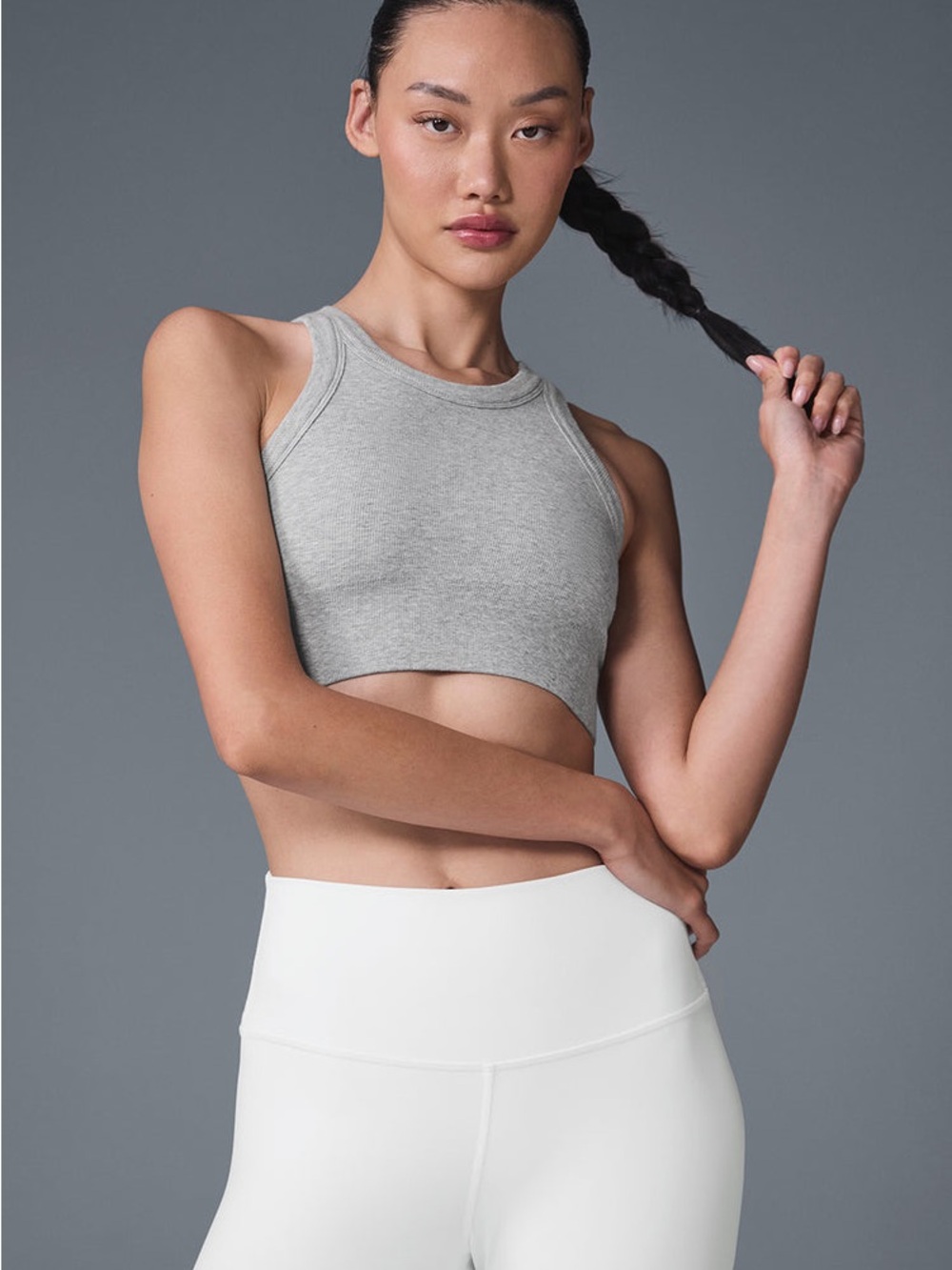 ALO Seamless Delight High Neck Bra Tank Top